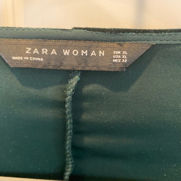 Zara velvet wrap dress - Picture 2 of 3